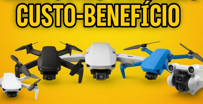 melhores drones custo beneficio bom e barato