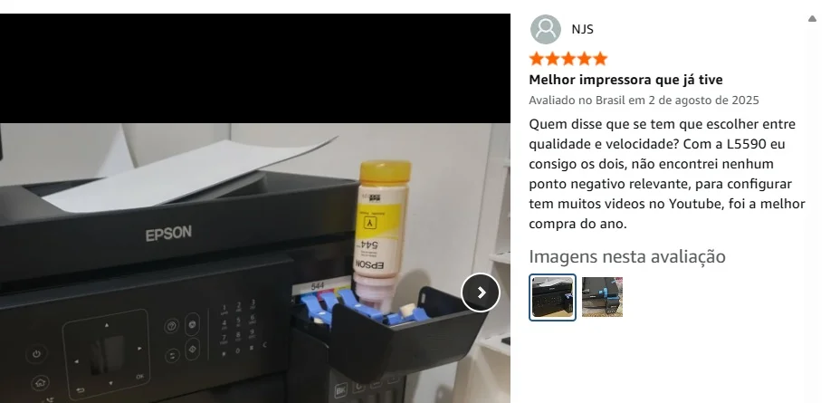 l5590 review de comprador real