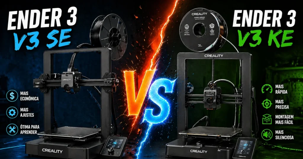 ender 3 v3 se ou ender 3 v3 ke