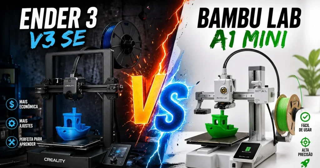 ender 3 v3 se ou bambu lab a1 mini