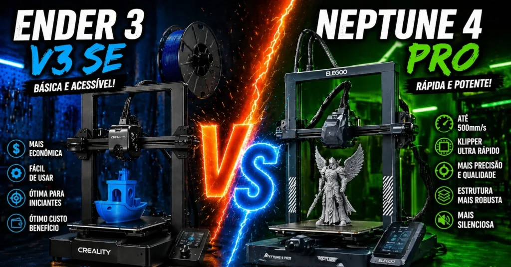 creality v3 se ou elegoo neptune 4 pro