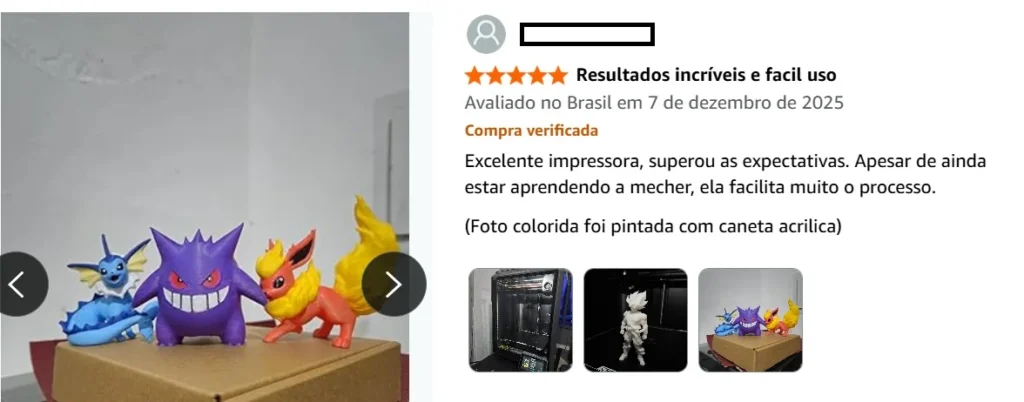 relato real de uso creality k1c