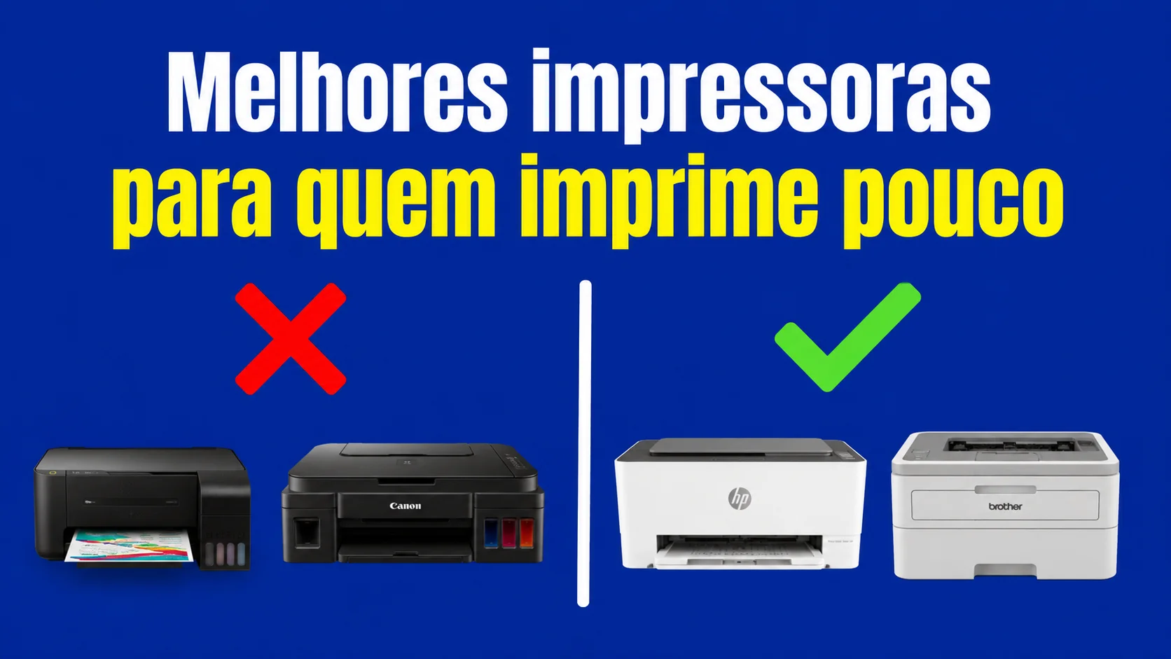 impressora para quem imprime pouco