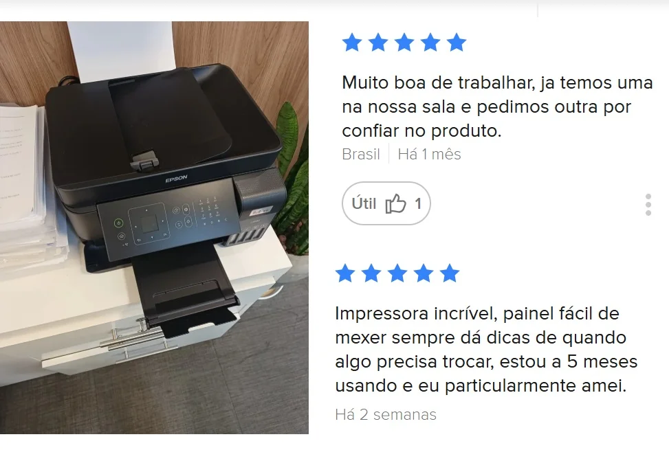 avaliacoes epson l5590 escritorios e trabalho