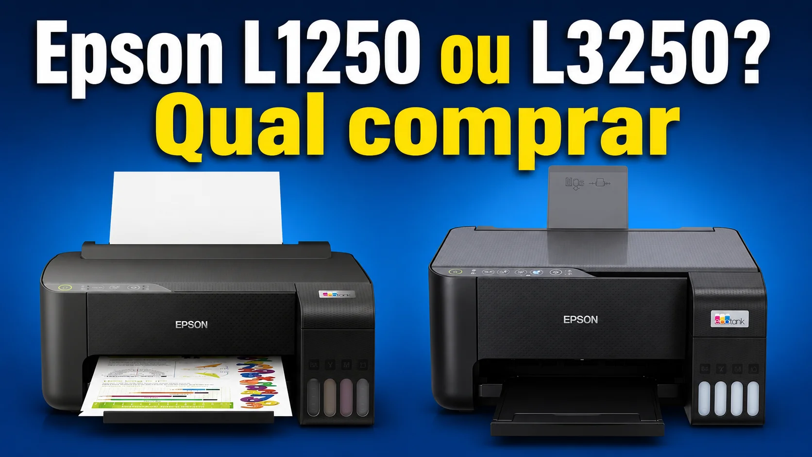 impressora epson l1250 ou l3250 comparacao