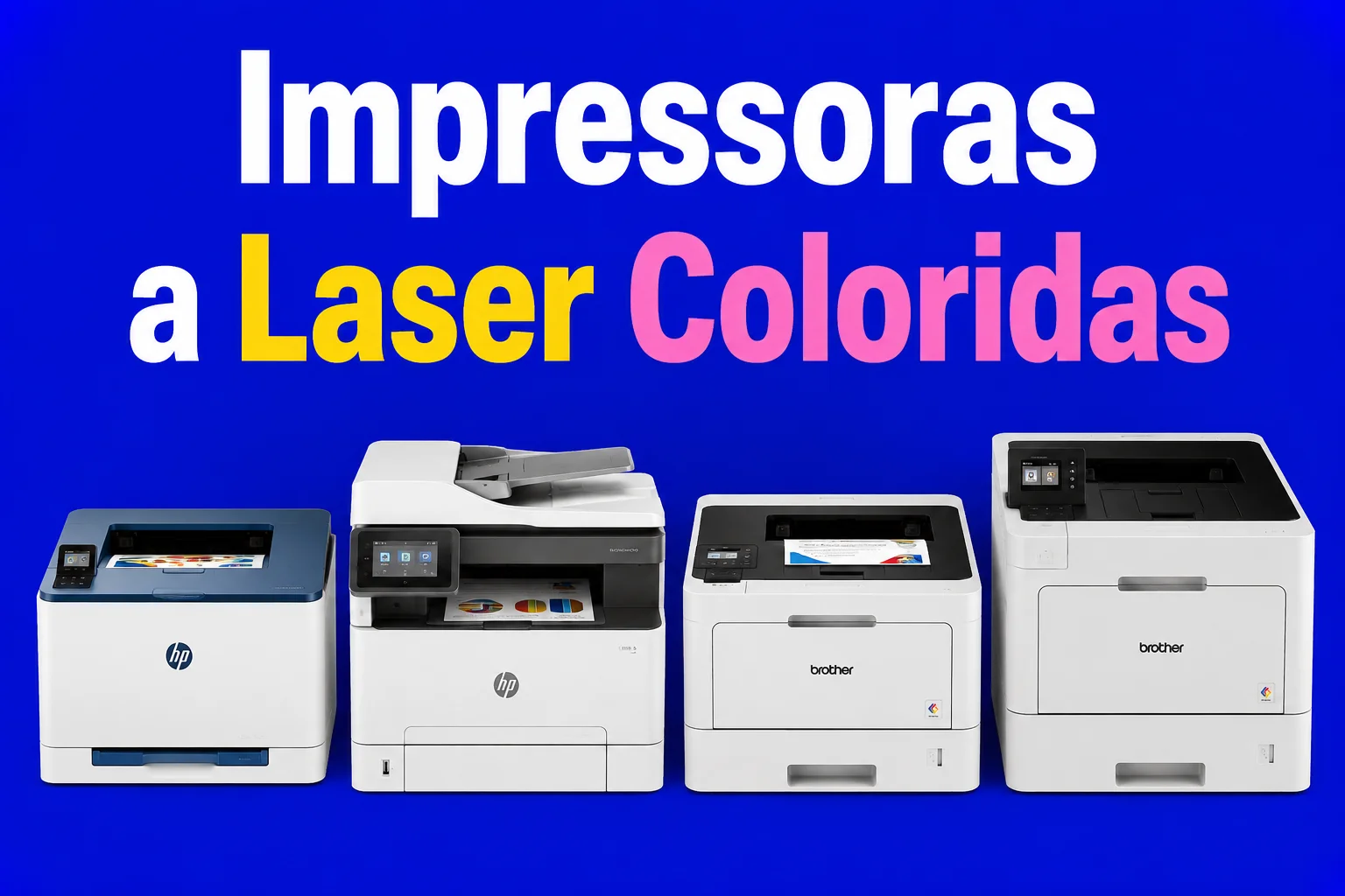 imagem ilustrando melhores impressoras a laser coloridas