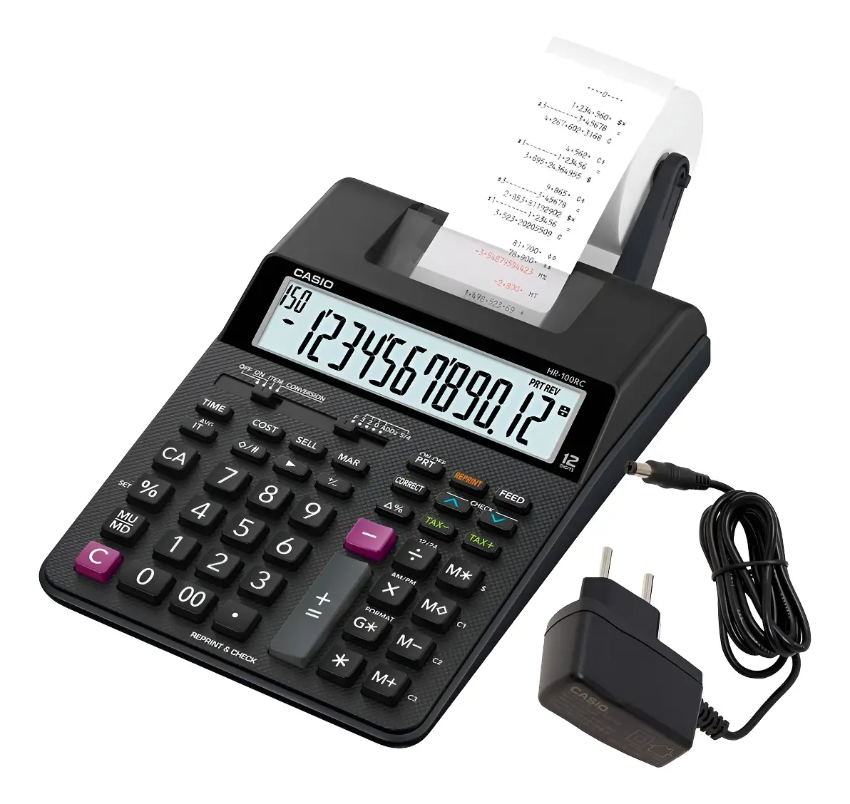 Calculadora com bobina Casio HR-100RC