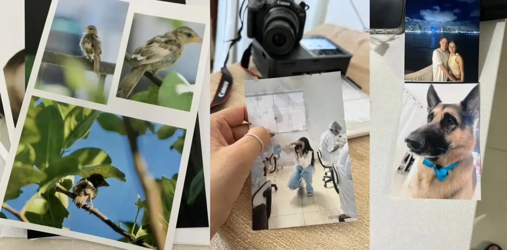 fotos reais da canon selphy cp1500 mostram animais e pessoas fotografados