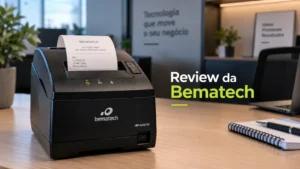 impressora termica bematech 4200 em cima de uma mesa